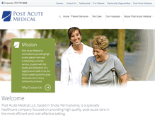 Tablet Screenshot of postacutetulsa.com